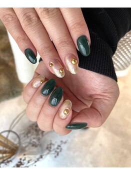 ロクサンサン(633)/グリーン×ゴールド