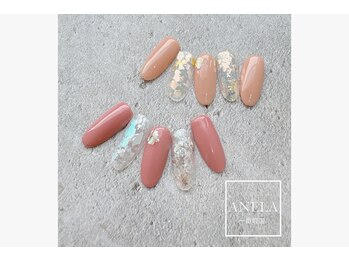 アネラ(ANELA)/キラキラクリアアートネイル