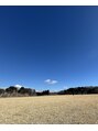 かんばやし美容整体院&nbsp;散歩が大好きです。山のてっぺんで散歩しました♪