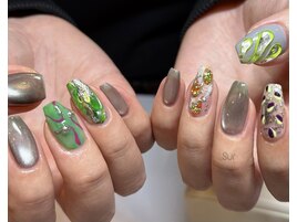5本お任せアートネイル