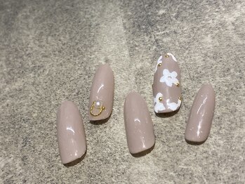 テラスアヴェダ ららぽーとエキスポシティ(Terrace AVEDA)/フラワーネイル￥5830(税込)