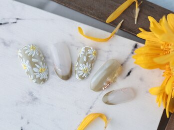 ネイルサロン リン(Lin)/デージような可愛い小花ネイル