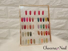 ワンカラー+ストーンアート1本