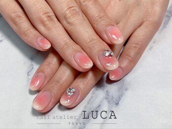 ネイルアトリエルカ(nail atelier LUCA)/M-560 ピンクワンホンネイル