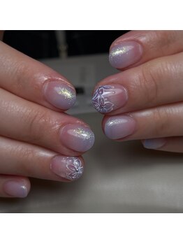 レブラン(r'e blanc)/梅雨ネイル/グラデーション