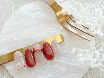 ぷっくり　リボンマグ