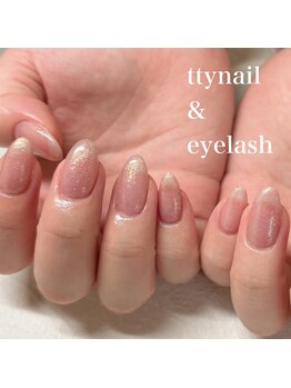 ティーネイルアンドアイラッシュ(tty)/ちゅるんネイル