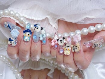 プティネイル(Puty Nail)/しんのすけ 風間くん 3Dネイル