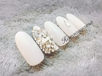 ネイルサロン ハナアオヤマ 梅田店(Nail Salon Hana Aoyama)/ホワイトマット