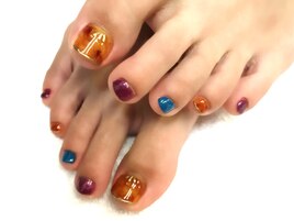 FOOT べっ甲×秋カラー