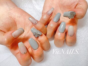 ユーネイルズ 恵比寿(Yu.NAILS.)/クリア◎スクエアフレンチ◎