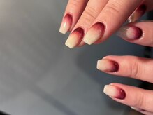 ラクエ(Laque)/いちじくネイル ボルドー グラデ