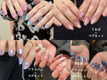 ノプシス(nopsis)の写真/enoi重ね放題！うるぱ/マグネット/フラッシュ¥7000◇組み合わせは自由自在◎思いきっり可愛いネイルを♪