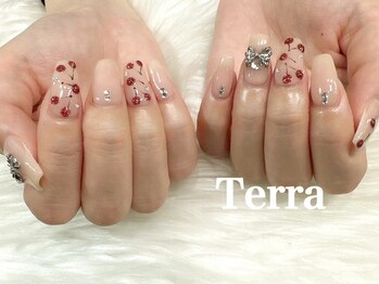 ネイルサロン テラブルー 渋谷店(Terra Blue)の写真/【初回オフ無料☆】パラジェル導入!フィルイン対応可★+¥550で変更◎サンプル1万点以上ご用意♪渋谷駅30秒