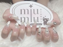 ミュウミュウ(miumiu)/冬×大人可愛いネイル