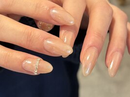 ナチュラルミラーネイル