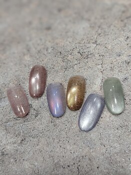 レプレネイル 日本橋人形町(RepreNail)の写真/【ワンカラー・マグネット】
シンプルだからこそ、色と輝きにこだわる。