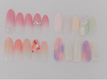 ネイルサロンアンドジュエリー アリュール(ALLURE)/4月定額デザインA（¥5290）