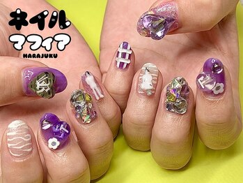 ネイルマフィア 渋谷(NAIL MAFIA)/ジオラマパーツネイル