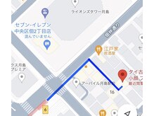 ロナヒーリング(RONA healing)/案内図