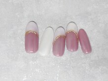 ネイルライフ(NailLife)/変形フレンチ