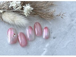春のニュアンスネイル