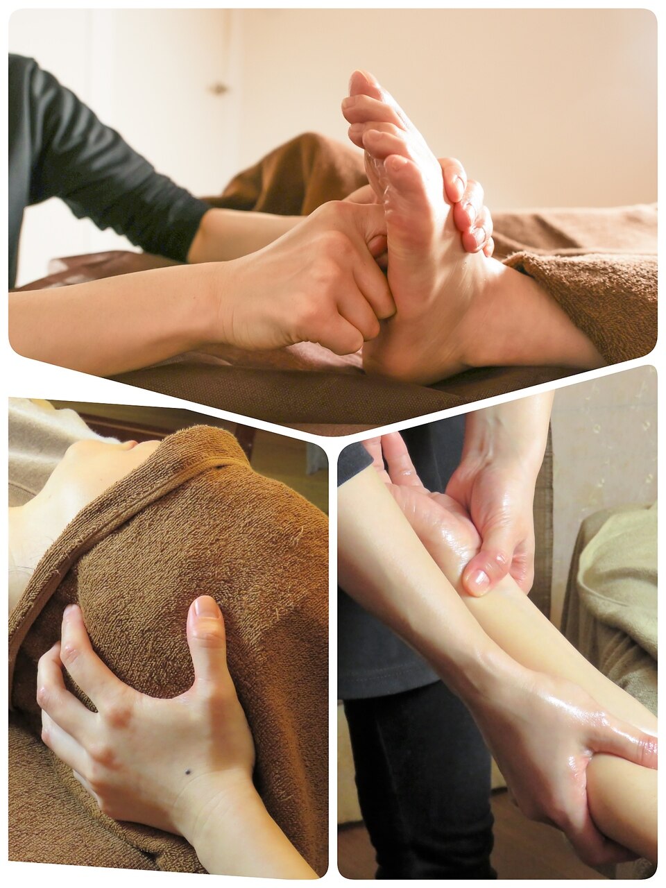 　【鉄板コース】ボディ＋足ツボふくらはぎリフレ＋ヘッド+ハンド90分　\9330