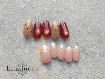 ルミナスネイル(Luminous Nail)の写真/定番~トレンドまでたくさんのアートサンプルを用意♪ピッタリのデザインが見つかる☆付替えオフ無料5000円~