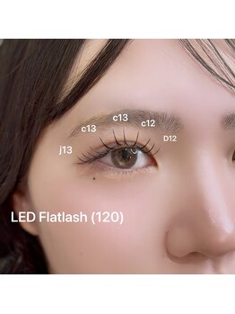 ミラコ(milaco)/LEDフラットラッシュ120本