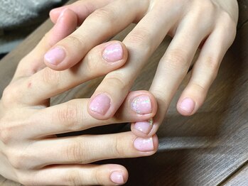 ふんわりピンク