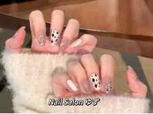 ゆず/ヒョウ柄ネイル