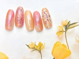 押し花ネイル