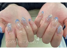 ココナッツネイル/夏ネイル