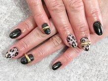 テラス(TERRACE)/ゴージャスレオパードネイル