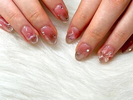 ちゅるちゅるリボンネイル