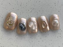 アイネイルズ 池袋店(I-nails)/テラコッタニュアンスパーツ