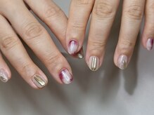 ミンスネイル(Mins Nail)/ニュアンス ミラーネイル