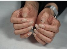 nudie colorにストーンでアクセントを