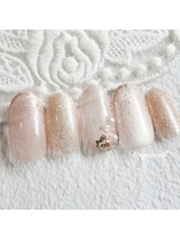 たゆ ネイル(たゆnail)/パラジェルキラキラネイル