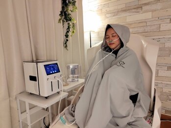 ヨサパーク サーナ 仙川(YOSA PARK Sana)の写真/辛い肩こりは高級よもぎ蒸し+高濃度水素酸素吸入+リンパマッサージで根本改善☆ストレスケア♪眼精疲労も◎