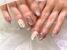 ぷっくりニットネイル♪