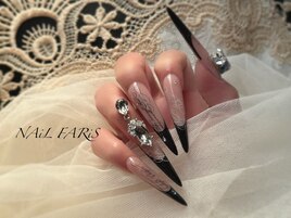 筆記体☆レタリングネイル