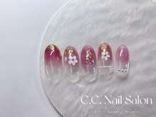 シーシーネイルサロン 池袋(C.C.Nail salon)/No.4 new design A　￥6800/60分
