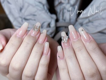 ウサギネイル 新大久保店(usagi nail)/蝶々ネイル