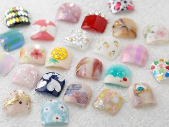ココイロ(COCOIRO)の写真/定額サンプルも多数ご用意！持ち込みアートにも対応可能◎足元まで抜かりなくお洒落を演出します♪