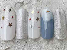 フリークネイル(FREAK Nail)/キラキラスノーマンスター¥10000