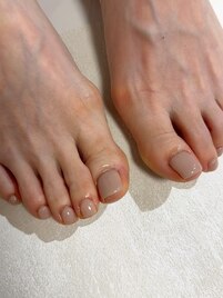 ちゅるんフットネイル