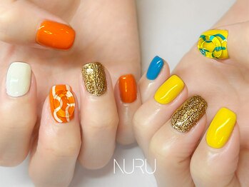 ヌル ネイル 新宿(NURU NAIL)/個性派/ビビットカラー/新宿