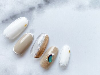 スリー(THREE)/Sept,2020/nail design