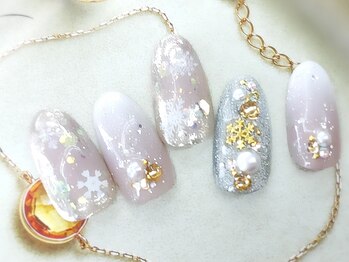 ネイルサロン シェル(Nail Salon SHELL)/雪の結晶♪